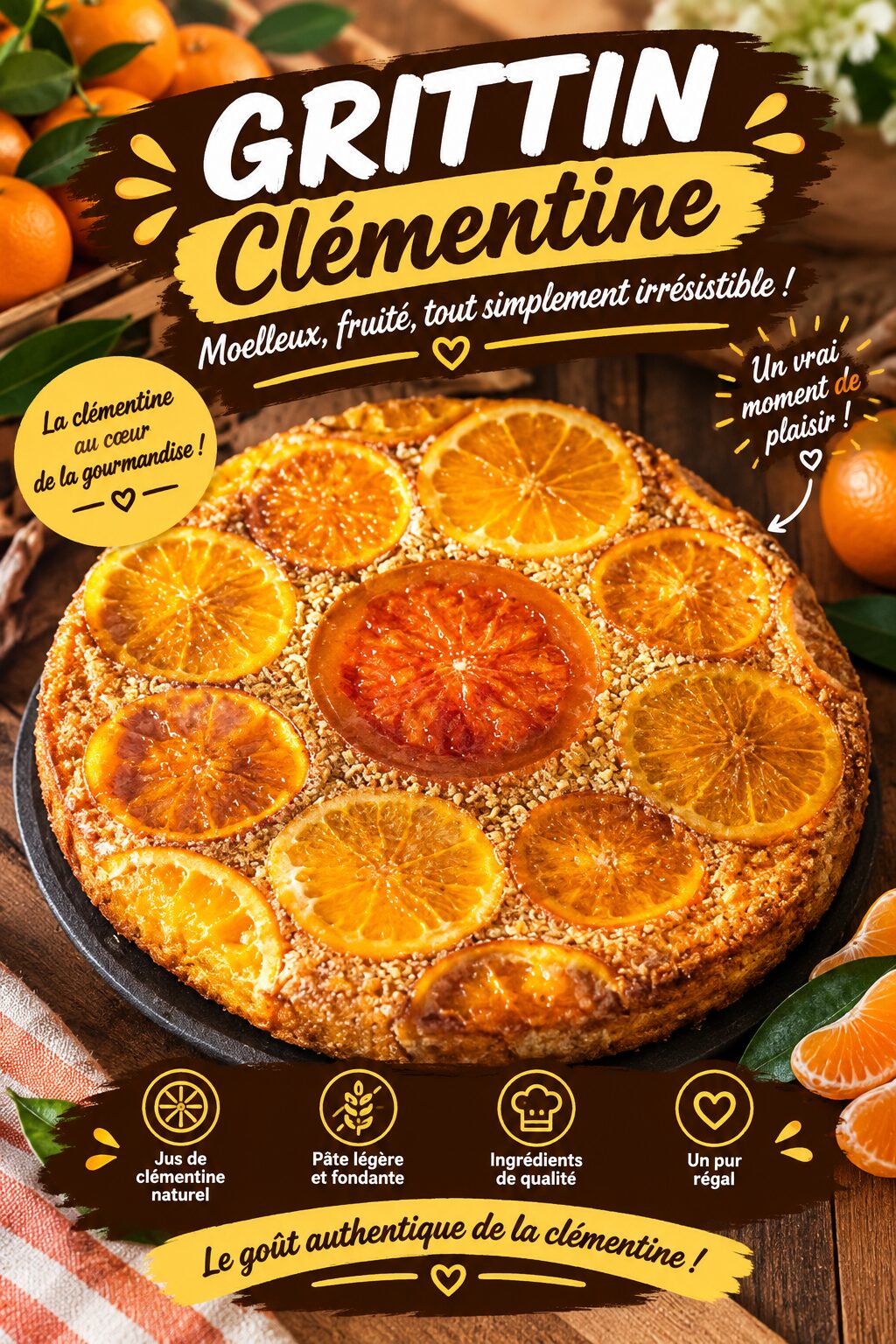 Grittin clémentine, La Boulangerie De Lhou