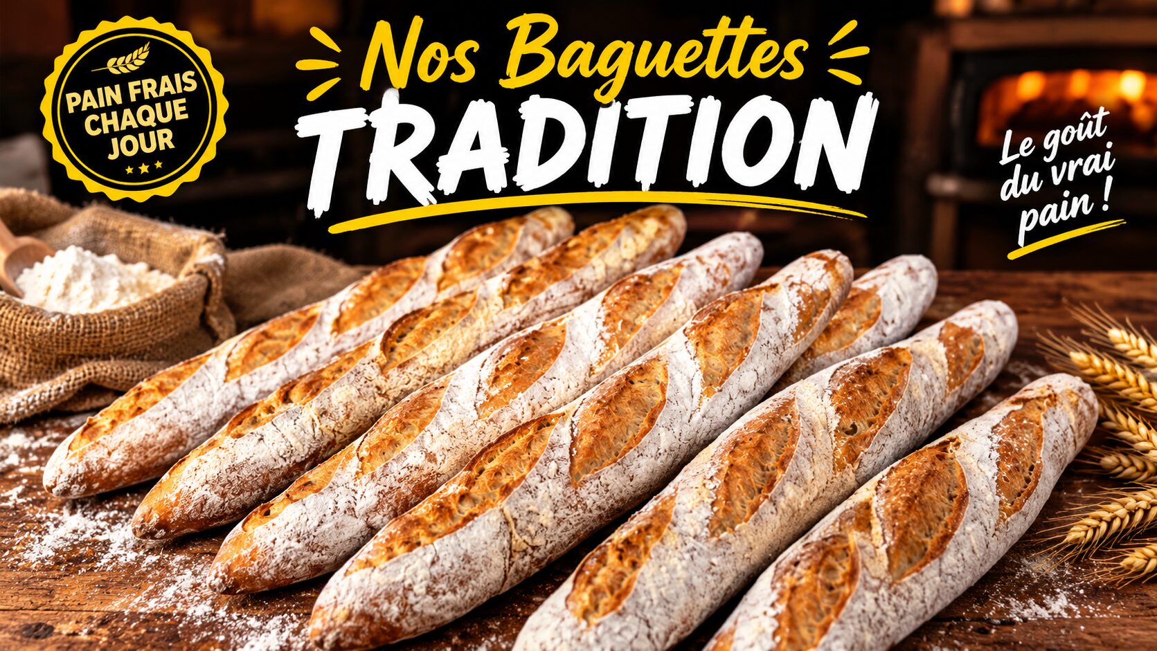 Baguettes tradition, La Boulangerie De Lhou
