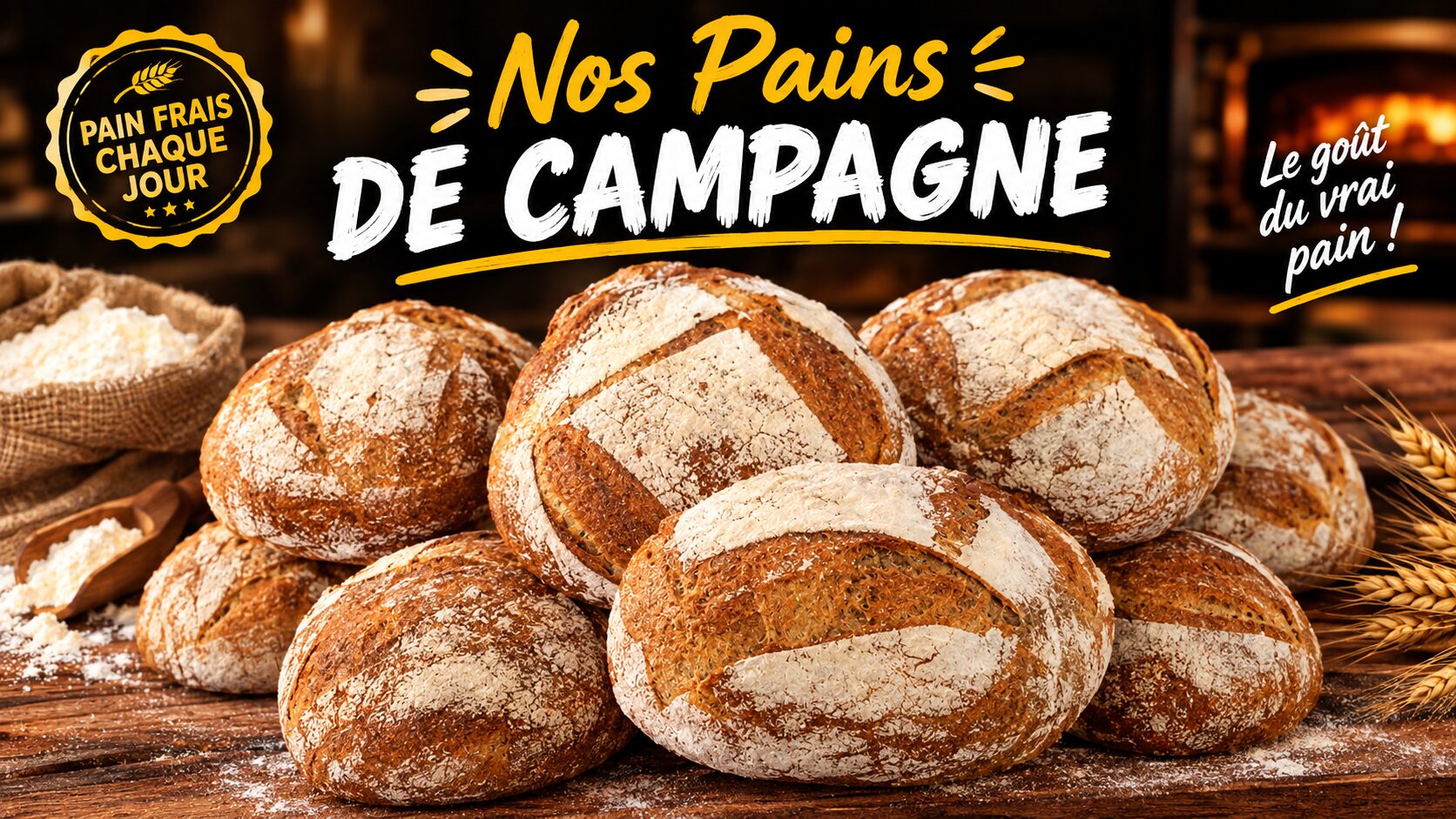 Pains de campagne, La Boulangerie De Lhou