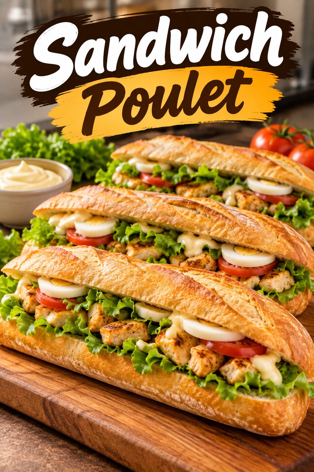 Sandwich poulet, La Boulangerie De Lhou
